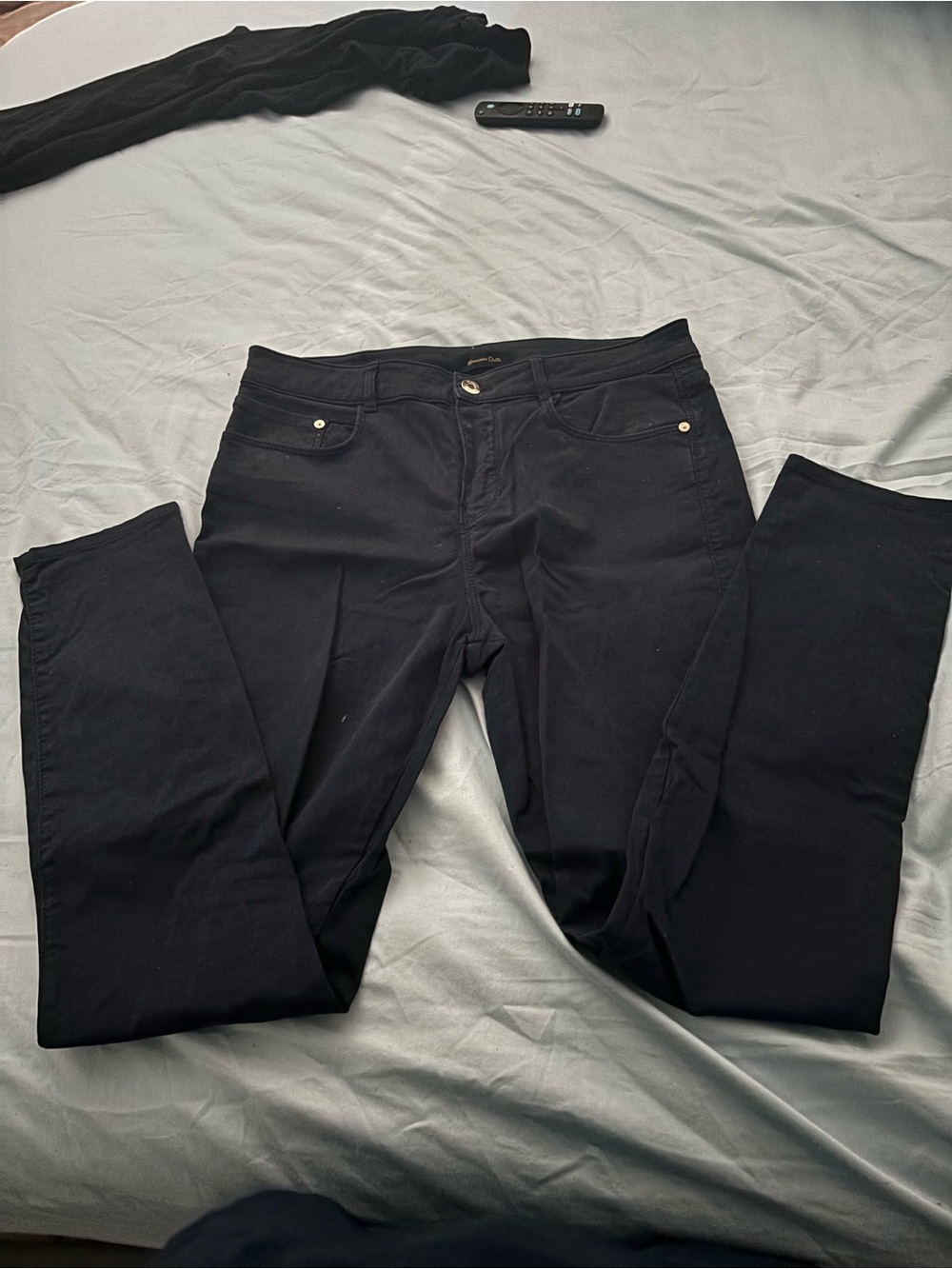 Massimo Dutti navy blue Skinny Stretch Jeans